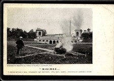 Cartolina Societ� Italiana Minimax 1904 esperimento all'arena