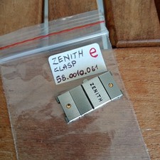 Zenith Museum, Clasp 12 mm R. 58.0010.061 St.Steel/Gold Lady, Vintage USED