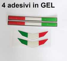 4 Adesivi Bandiera Italiana