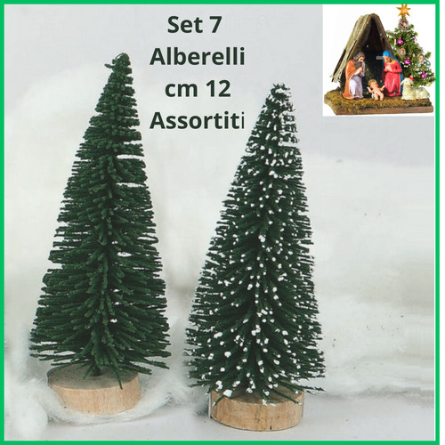 Set alberi per presepe - set,