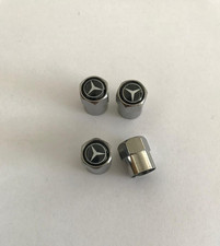 4 TAPPI COPRIVALVOLE AMG MERCEDES NERO UNIVERSALI