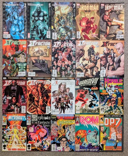 Marvel comics lot iron - 20, x