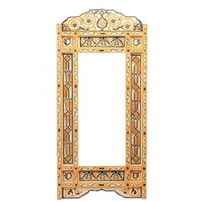 Cornice specchio beige