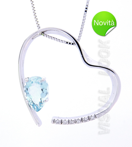 Comete gioielli collana cuore - gioielli,