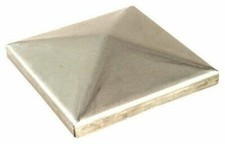 COPRIPILASTRI COPRICOLONNA 120 x120 COPERCHIO TAPPO PROFI QUADRO ACCIAIO ZINCATO