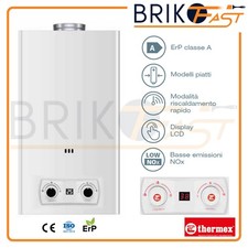 SCALDABAGNO SCALDINO A METANO LT 11-14 Camera Aperta ESTERNO THERMEX KITE