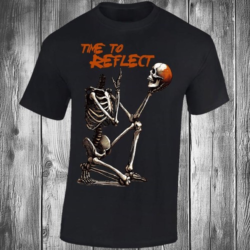 Time reflect shirt nera - time,