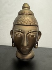 Buddha Head Statue Bronze