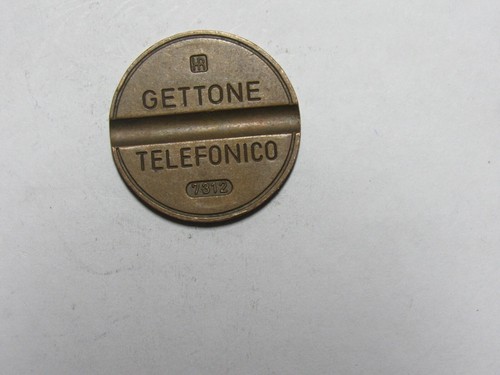 Old token gettone telefonico - -,