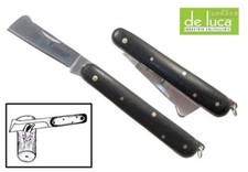 COLTELLO DA INNESTO LAMA IN ACCIAIO E MANICO IN BAKELITE CON RIVETTI PASSANTI