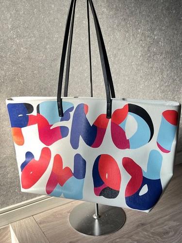 Borsa tote grafica colorata