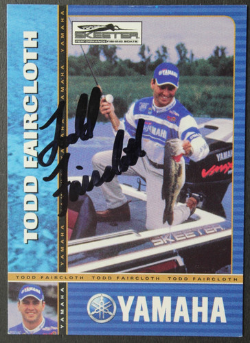 Todd faircloth autografo - faircloth,