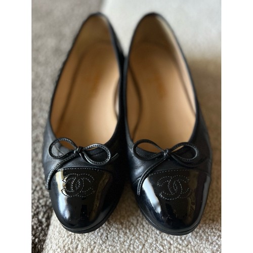Ballerine chanel nere pelle - ballerine,
