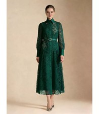 Vestito Donna Elegante Verde