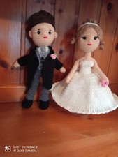 Bambola amigurumi sposi