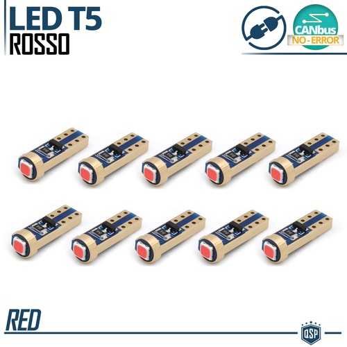 Lampadine led rosse - 10,