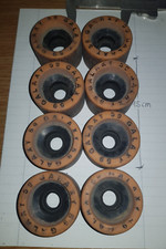 80'S - GALAXY 59 - HARD - N.08 RUOTE 59 MM PER PATTINO QUAD