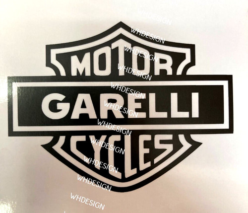 Adesivo moto garelli - adesivo,