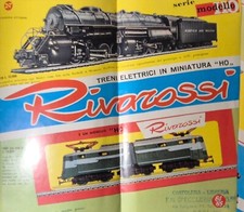 CATALOGO TRENINI RIVAROSSI 1964 Treni Elettrici HO Modellismo Ferrovia Binari