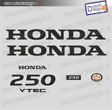 Adesivi motore marino fuoribordo Honda 250 cv four stroke gommone barca stickers