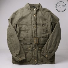 Barbour Heatherview 4 oz giacca di cera leggera donna UK 10 oliva