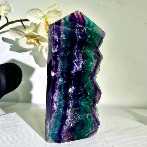 Colonna cristallo fluorite