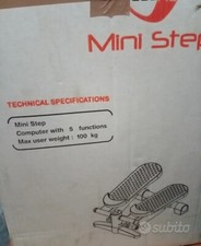 Get Fit Mini Stepper Movimento Verticale Compatto Anti Scivolo A Pistoni Cardio