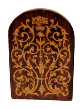 FERMA LIBRO LEGNO DI ULIVO CON INTARSIO SORRENTINO 10X7