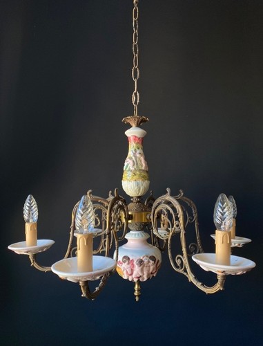 Lampadario antico ceramica - antico,