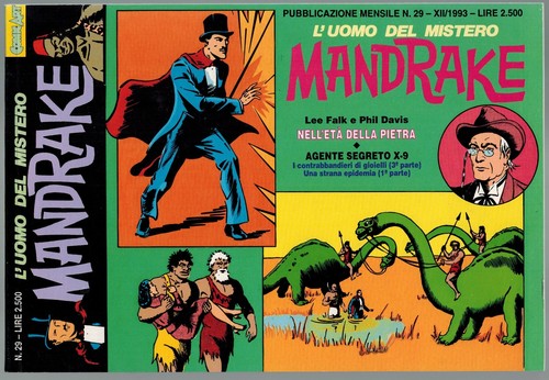 Mandrake comic art - art, 1993