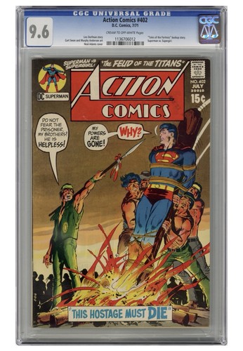 Action comics 402 cgc 6 - action, #402