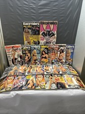 LOT OF 25 VINTAGE BIKER MAGAZINES EASYRIDERS COLLECTOR