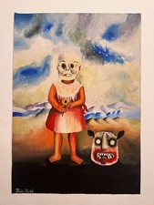 Frida Kahlo Disegno su carta