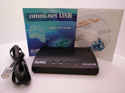 Modem zyxel isdn - omninet, usb