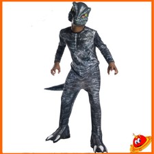 Costume Carnevale Bambino Bambina Dinosauro Velociraptor Tg 5/9A