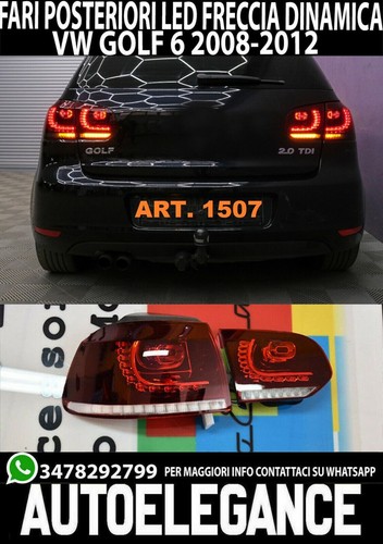 Fari posteriori gti led vw - gti,