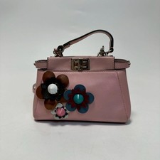 Borsa a tracolla Fendi 2 vie Micro Peekaboo Handbag