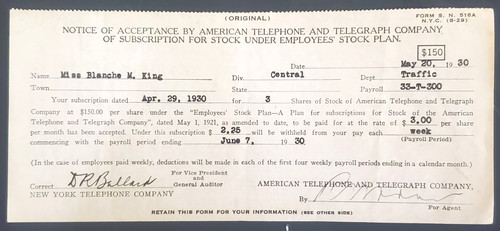 1930 american telephone and - 1930,,