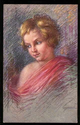 Cartolina artistica firmata