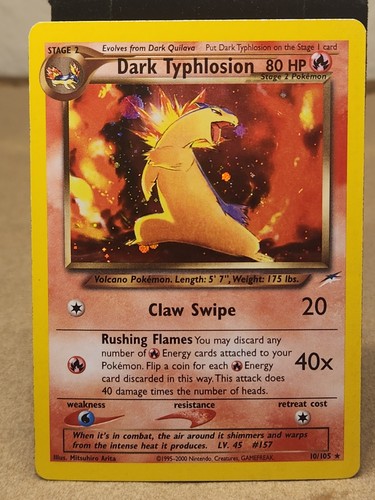 Pokémon tcg dark - pokémon, typhlosion