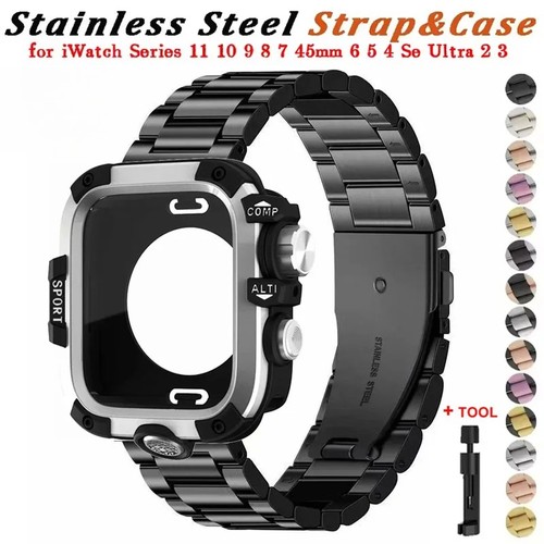 Cinturino iwatch cassa metallo - cinturino,