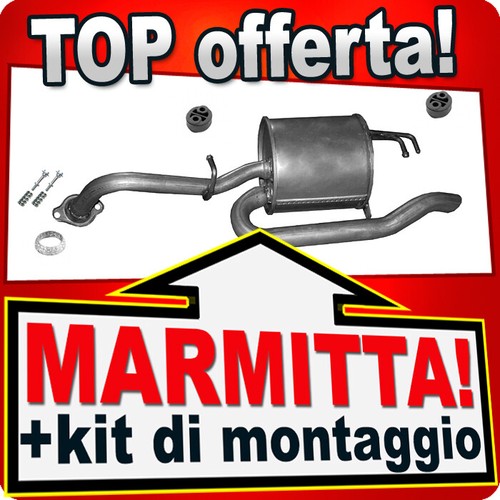Silenziatore posteriore per - silenziatore,