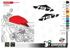 Tank side adhesive graphics