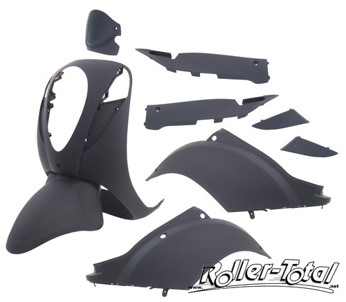 Kit carena pezzi nero opaco - kit,