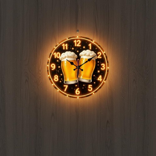 Orologio muro tema birra - muro, a