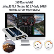 Kit di aggiornamento SSD da 500 GB iMac 27 pollici A2115 2019 OSX 10.14.6 incl. strumenti