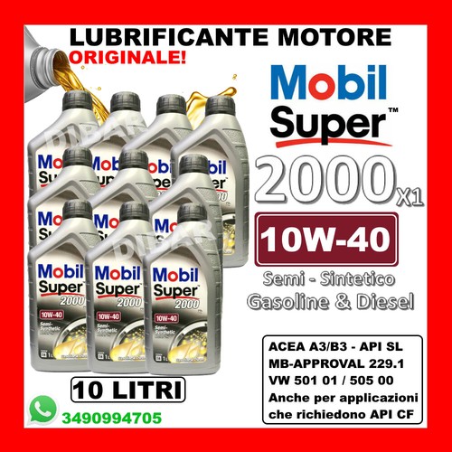 Olio mobil super 2000 10w40 - olio,