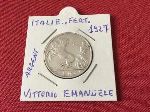 Italie pièce lire argent - pièce,