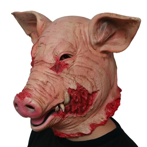 Maschera testa maiale - maschera,
