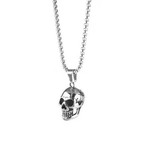 Collana con ciondolo - , teschio